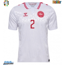 Danmark Joachim Andersen #2 Bortedrakt EM 2024 Kortermet